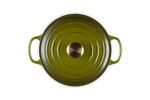 Le Creuset Enameled Cast Iron Signature Round Sauteuse, 3.5 qt., Olive