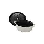 STAUB Oval Casserole with White Truffle, Size - 31 cm