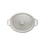 STAUB Oval Casserole with White Truffle, Size - 31 cm