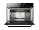 ROBAM Built-in Combi Wall Oven, 12-in-1, Air Fry Grill Bake & Steam, Wide Temperature Precision, Spacious Capacity to Fit 12 inch Pizza, 10lb Chicken, Three Heating Elements, Built-In Recipes CQ760