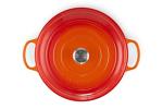 Le Creuset Enameled Cast Iron Signature Braiser, 5 qt, Flame