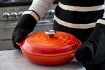 Le Creuset Enameled Cast Iron Signature Braiser, 5 qt, Flame