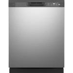GE 24 in. Stainless Steel Front Control Tall Tub Dishwasher with Steam Cleaning, Dry Boost, and 59 dBA