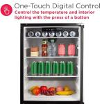 Frigidaire 5.0 CU FT./142L capacity built in under counter fridge. Frost free, Staineless Steel