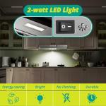 FIREGAS Range Hood 36 inch Under Cabinet, Ducted/Ductless Convertible Kitchen Hood, Stainless Steel Vent Hood with LED Light,2 Speed Exhaust Fan, Silver