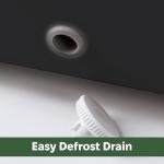 Hamilton Beach, HBFRF513 Chest Deep Freezer, 5 Cu. Ft. Capacity, Granita Design