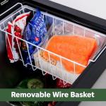 Hamilton Beach, HBFRF513 Chest Deep Freezer, 5 Cu. Ft. Capacity, Granita Design