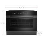 GE Profile Countertop Dishwasher, Energy Star, 6 place settings, 6 wash cycles, WiFi Connected, with Built-In Capabilities