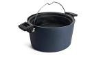 Woll Active Lite Casserole with Active Lite Lid and Silicone Insert, Diameter 28 cm, 15.5 cm High, 7.5 Litres, with 2 Side Handles, Inductive, Suitable for All Types of Cookers, Cast Aluminium,