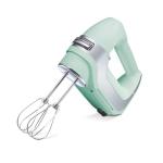 Hamilton Beach Professional 5-Speed Electric Hand Mixer with Snap-On Storage Case, QuickBurst, Stainless Steel Twisted Wire Beaters and Whisk, Mint (62658)