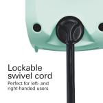 Hamilton Beach Professional 5-Speed Electric Hand Mixer with Snap-On Storage Case, QuickBurst, Stainless Steel Twisted Wire Beaters and Whisk, Mint (62658)