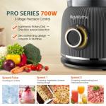 Food Processor and Blender Combo, 88 oz Food Chopper for Meat, Vegetable and Dough, 70 oz 700W Glass Jar Blender with 2 Speeds and Pulse for Smoothie, Nutrient Extractions, and More