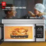 GASLAND 30 Inch Over the Stove Microwave, 1.7 Cu.ft. Over Range Microwave with 10 Power Levels, One Touch Cooking, 300 CFM,1000W, LED, Turntable, Sensor Cook, Above Stove Microwave, Stainless Steel
