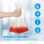 JVVFUU Slow Cooker Liners 3-8 Quart, Cooking Bags Large Size 13"x 21", Slow Cooker Bags Disposable Oval Large For Crock Pot (20)