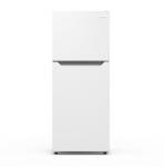 Frigidaire, Frost Free Top Mount 2 Door Apartment Size Refrigerator with Freezer, 10 CU FT