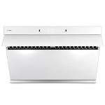 FOTILE JQG7505-W 30" Under-Cabinet or Wall-Mount Range Hood | Dual DC-Motor | Slant Vent Series | Motion Activate| Touchscreen with 4 Speed Level | Modern Kitchen Pure White Schott Glass