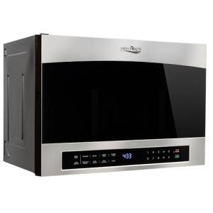 RecPro RV High Pointe 24" Stainless Steel Over the Range Microwave | 1.4 Cu. Ft. | 38L Capacity | 1000 Watts | 13.5" Turntable