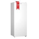 Upstreman 7.0 Cu.Ft Upright Freezer, Large Capacity Garage Ready Deep Freezer with 5 Adjustable Shelves, Convertible Refrigerator/Freezer, Reversible Door for Home, Basement, Apartment (White)