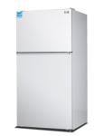 BLACK+DECKER 24 Cu. Ft. Top Mount Refrigerator with Ice Maker, 2-Door Refrigerator with Top Freezer, Freezer with Icemaker and Adjustable Temperature Control, ENERGY STAR, BR2400JIMW, White