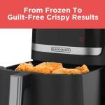BLACK+DECKER Purifry 6QT Air Fryer, Crispy Deep Fried Taste without the Fat, Plus Bake, Dehydrate, and Keep Food Warm, Digital Touchscreen and Auto Shut-Off