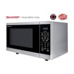 SHARP Countertop Microwave Oven with Removable 12.4" Carousel Turntable, 1100 Watt, 1.4 Cubic Feet, Stainless Steel