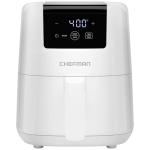 CHEFMAN 2 Qt Mini Air Fryer – Digital Space-Saving Compact Air Fryer with Nonstick and Dishwasher Safe Basket, Quick & Easy Meals in Minutes, Features Digital Timer and Shake Reminder – White