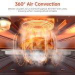 OUNiN Air Fryer Toaster Oven Combo – 11-in-1 Countertop Convection Steam Oven with Air Fryer, Steam, Dual Cook, Sous Vide, Bake, Roast, Dehydrate, 90–430°F, Self-Cleaning, 16-quart Capacity