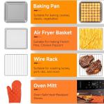 OUNiN Air Fryer Toaster Oven Combo – 11-in-1 Countertop Convection Steam Oven with Air Fryer, Steam, Dual Cook, Sous Vide, Bake, Roast, Dehydrate, 90–430°F, Self-Cleaning, 16-quart Capacity