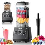 Blenders for Kitchen, Smoothie Blender Large Capacity, 2400W PRASKY Countertop Blender with 101oz Juice & Grinder Jar, BPA-Free, 25000 RPM Blender for Smoothies, Ice, Frozen Fruit (Gray, 3L)