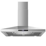 SNDOAS Range Hood 30 inches,Stainless Steel Wall Mount Range Hood,Vent Hood 30 inch w/Touch Control,Ducted/Ductless Convertible,Chimney-Style Over Stove Vent Hood,Kitchen Hood,Baffle Filters