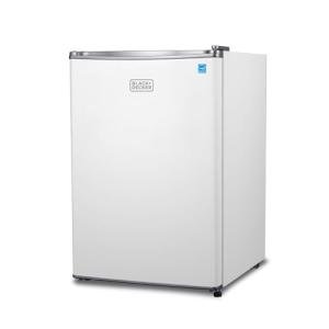 BLACK+DECKER BCRK25W Compact Refrigerator Energy Star Single Door Mini Fridge with Freezer, 2.5 Cubic Ft., White