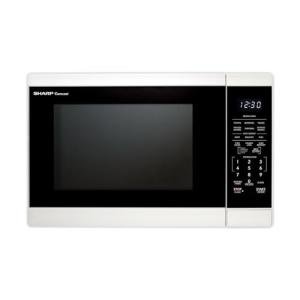 SHARP Countertop Microwave Oven with Removable 12.4" Carousel Turntable, 1100 Watt, 1.4 Cubic Feet, White