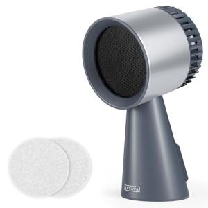 Empava Portable Range Hood for Cooking, 3-Speed Desktop Kitchen Exhaust Fan for Indoor BBQ, Hot Pot and RV, Detachable Filter and Oil Cup, Grey