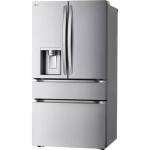 LG 29 cu. ft. Smart Standard Depth MAX French Door Refrigerator with Full Convert Drawer in PrintProof Stainless Steel LF29H8330S