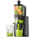 Cold Press Juicer, EUHOMY 5.5" Extra Large Feed Chute Slow Masticating Juicer, 250W Juicer Machines, 99.6% High Juice Yield, Easy to clean, Reverse Function, for Whole Vegetables & Fruits.