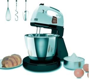 Stand Mixers, 7 Speeds With 3QT Stainless Steel Bowl, Stand and Hand Mixer with Dough Hook, Whisk, Mixing Beater for Baking, Cake, Cookie, Kneading (PD2)