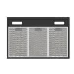 CIARRA AWB75918B Black Range Hood 30 inch Under Cabinet with Anti-Fingerprint Design, Slim Vent Hood with Push Button Control, Ducted and Ductless Convertible