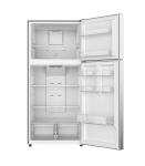 HAMILTON BEACH, Frost Free Top Mount 2 Door Apartment Size Refrigerator with Freezer, STAINLESS, 18 CU FT