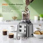 Blender, Blender for Smoothies with 68Oz. Pitcher and 20Oz. Grinder, 28000 RPM Countertop Blenders for Kitchen, Ice Crushing, Frozen Fruits, Timing Setting, Speed Adjustable