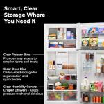 Kenmore 30" Top Mount Refrigerator with Freezer - Adjustable Shelving, Humidity-Controlled Crispers, LED Lighting, ENERGY STAR Certified, Garage Ready, 20.2 cu. ft. Capacity - White