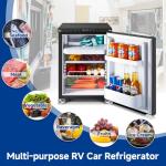 BODEGA [Upgraded 12 Volt Refrigerator, RV Refrigerator APP Control, 45L(1.6cu.ft) RV Fridge and Freezer, Electric Cooler with Lock, (-4℉-46℉) Fridge freezer 12/24V DC for Truck, RV, Camping, Travel
