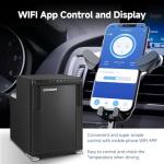 BODEGA [Upgraded 12 Volt Refrigerator, RV Refrigerator APP Control, 45L(1.6cu.ft) RV Fridge and Freezer, Electric Cooler with Lock, (-4℉-46℉) Fridge freezer 12/24V DC for Truck, RV, Camping, Travel