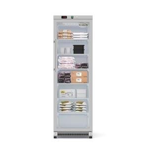 KoolMore 12 Cu. ft. Commercial Freezer with Glass Door in Stainless Steel - Manual Defrost (KM-MFD-12GSG)