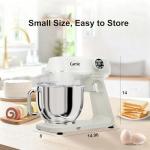 8.45 QT All Metal Stand Mixer,10 Speed Large Capacity Kitchen Mixer with Digital Timer & Tilt-Head, Electric Mixer with Whisk Dough Hook Mixing Beater for Baking,Cakes,Cookie,Bread,Salad(White)