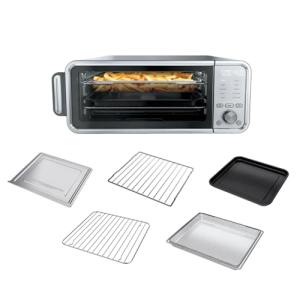 Ninja Flip 10‑in‑1 Toaster Oven & Air Fryer, 17‑Qt Countertop Oven, 1800W, Up to 500°F, Air Fry, Air Roast, Bake, Broil, Pizza, Toast, Dehydrate, Reheat, Keep Warm, Bonus Broil Rack