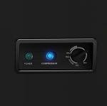 FRIGIDAIRE Chest Deep Freezer, 7 Cu. Ft, Black Adjustable Thermostat-Removable Vinyl Coated Wire Basket-Easy Defrost Drain, Eye-Catching Stainless Steel Top Door- Garage Ready