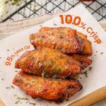 Electactic 18QT Air Fryer Toaster Oven Combo, 12-in-1 Large Convection Airfryer Oven with 70–450℉ Temperature Control & 60-Minute Timer, Bake, Roast & Broil, Fits 8-10″ Pizza, Stainless Steel (Black)