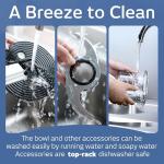 Magiccos 14-Cup French-Fry-Cutter Storage-Drawer Food-Processor - XL Bowl, Large Chute & Storage Drawer, Slicing & Shredding, Chopping & Mixing, For Cheese, Meat & Veggie Prep (Light Gray)