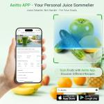 Aeitto Juicer Machines, 5.8" Extra Large Feed Chute Cold Press Juicer, Fit Whole Vegetables & Fruits, Easy to Clean, High Juice Yield,Slow Masticating Juice Extractor,Self Feeding