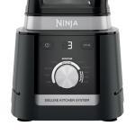 Ninja CO905KS Deluxe Kitchen System, 1600 WP Auto-IQ Base, 88-oz. Picther, 9-cup Deluxe Food Processor, (2) 24-oz. Single-Serve Cups (Renewed)